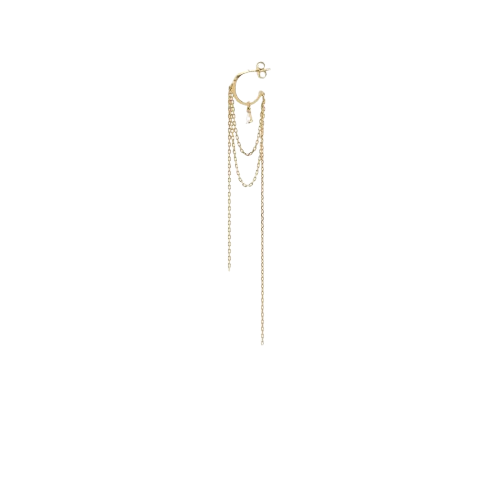Mono orecchino in Argento Donna Rue des Mille Cleo-Kaidara Gioielli