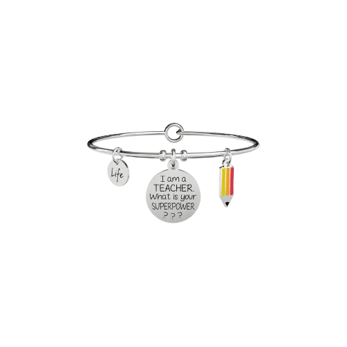 Bracciale in Acciaio Donna Kidult Super Maestra-Kaidara Gioielli