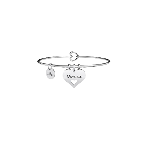 Bracciale in Acciaio Donna Kidult Cuore Cugina-Kaidara Gioielli