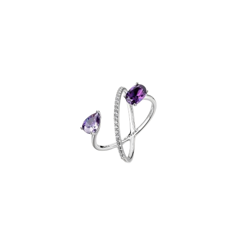 Anello in Argento Donna Brosway Fancy Magic Purple-Kaidara Gioielli