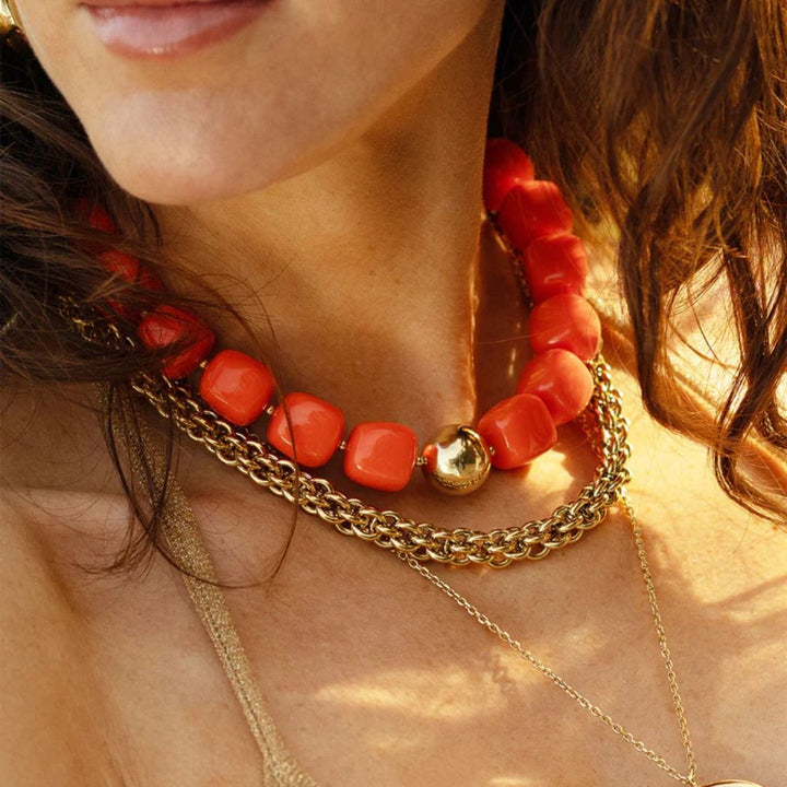 Collana Donna Zag Gioielli Dorata con Perla – Modello Laios-Kaidara Gioielli