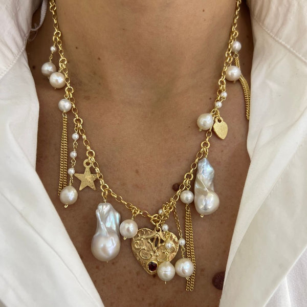 Collana in Argento Donna Sacramore Firenze Barocco-Kaidara Gioielli