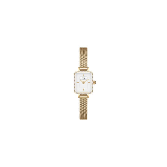 Orologio Donna Daniel Wellington Quadro Mini Lumine Bezel Gold-Kaidara Gioielli