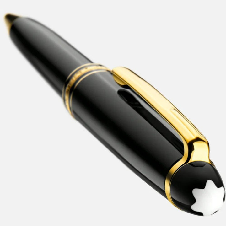 Penna Stilografica Montblanc - Eleganza Iconica - Penna a sfera Meisterstück Gold-Coated Montblanc-Kaidara Gioielli