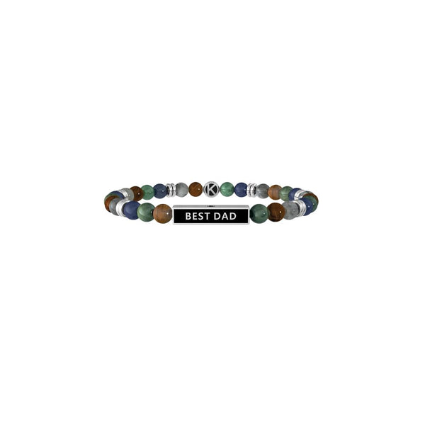 Bracciale in Acciaio Uomo Kidult Best Dad-Kaidara Gioielli