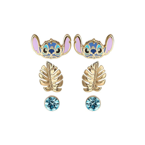 Set Orecchini in Acciaio Bimba Disney Stitch-Kaidara Gioielli