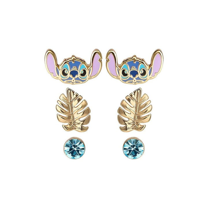 Set Orecchini in Acciaio Bimba Disney Stitch-Kaidara Gioielli