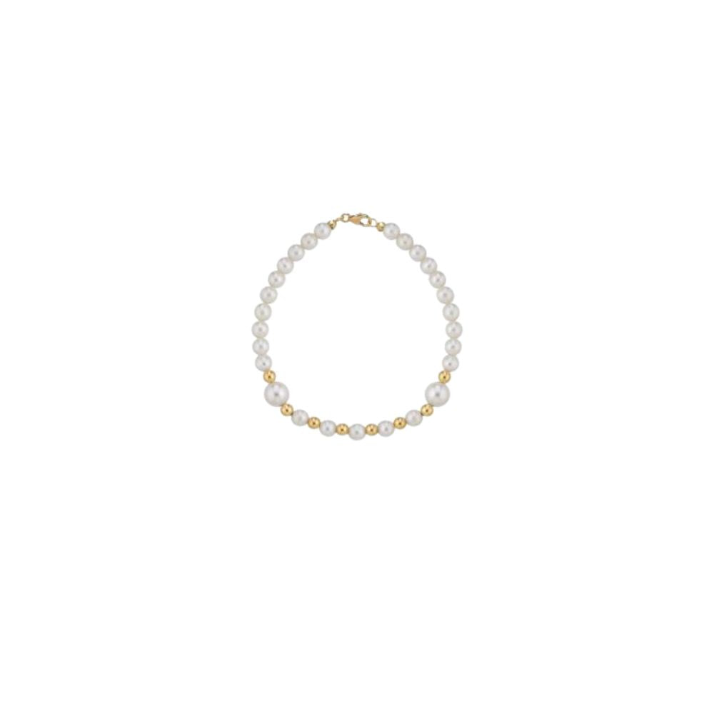 Bracciale in Oro Donna Crusado Collezione Perle Sfera Liscia-Kaidara Gioielli