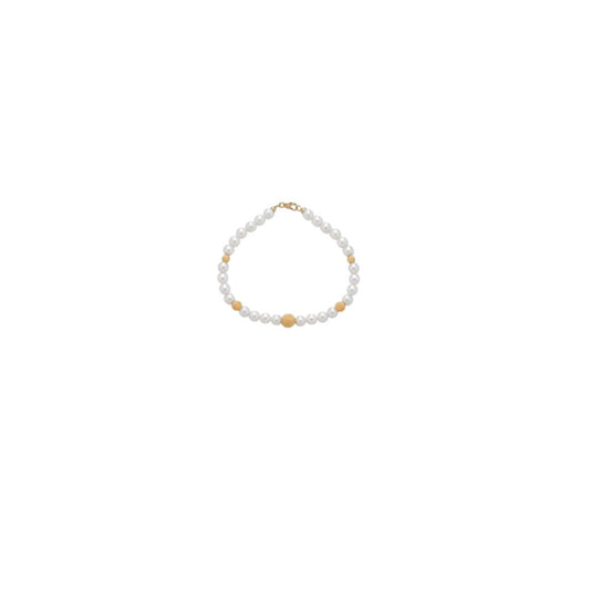 Bracciale in Oro Donna Crusado Collezione Perle Sfera Satinata-Kaidara Gioielli