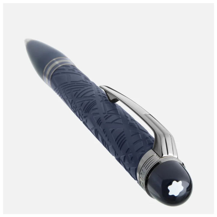 Penna Stilografica Montblanc - Eleganza Iconica - Penna a sfera Starwalker SpaceBlue Resin Montblanc-Kaidara Gioielli