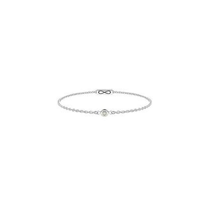 Bracciale in Acciaio Unisex con Diamante Lab-Grown-Kaidara Gioielli