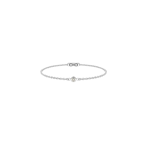 Bracciale in Acciaio Unisex con Diamante Lab-Grown-Kaidara Gioielli