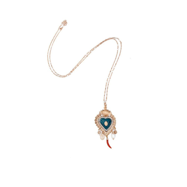 Collana in Argento Donna Sacramore Firenze Sacro Cuore-Kaidara Gioielli