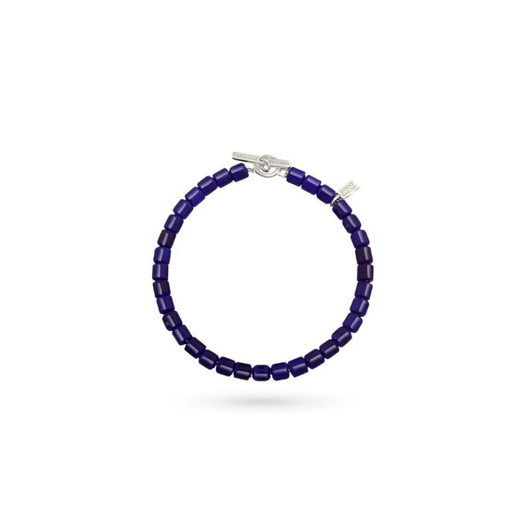 Bracciale in Argento Donna Dodo Mariani Vetro Murano Blu-Kaidara Gioielli