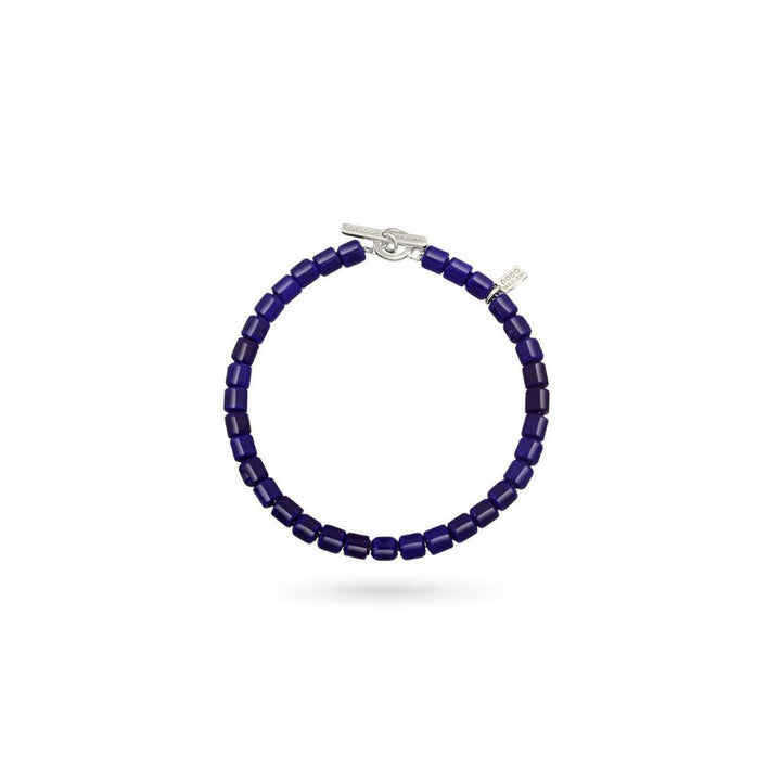Bracciale in Argento Donna Dodo Mariani Vetro Murano Blu-Kaidara Gioielli