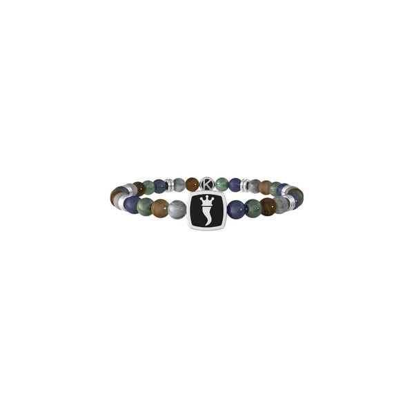 Bracciale in Acciaio Uomo Kidult Cornetto Protezione-Kaidara Gioielli