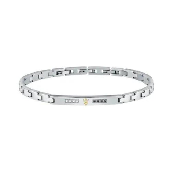 Bracciale in Acciaio Uomo Maserati Ceramic-Kaidara Gioielli