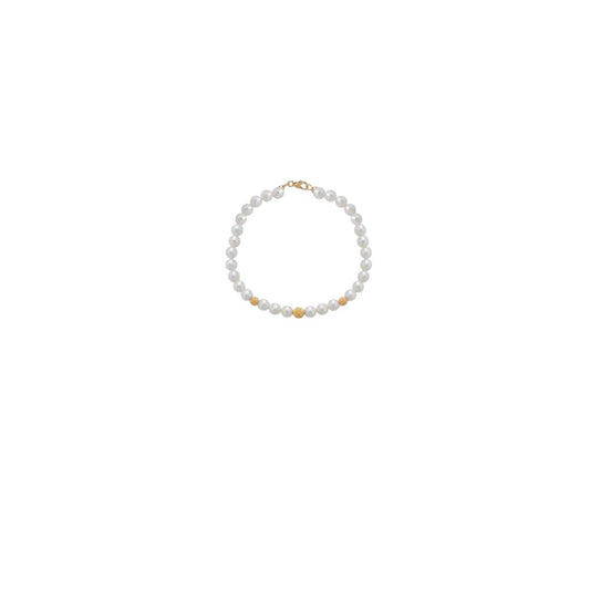 Bracciale in Oro Donna Crusado Collezione Perle Sfera Satinata-Kaidara Gioielli