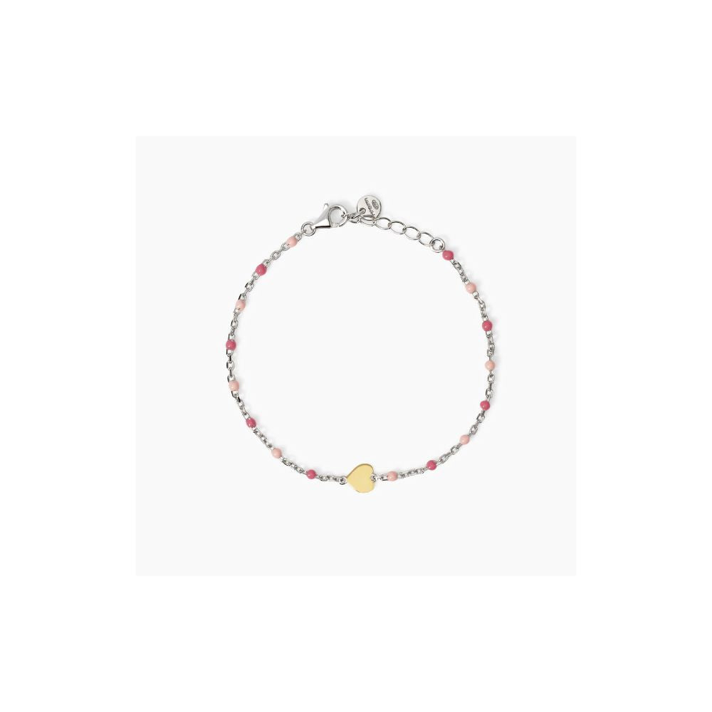 Bracciale in Argento e Oro 9kt Bimba Mabina Mon Amour-Kaidara Gioielli