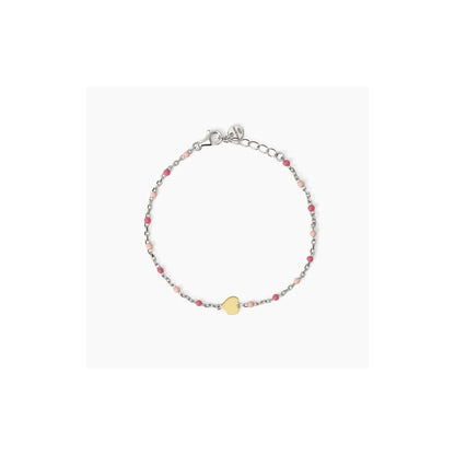 Bracciale in Argento e Oro 9kt Bimba Mabina Mon Amour-Kaidara Gioielli