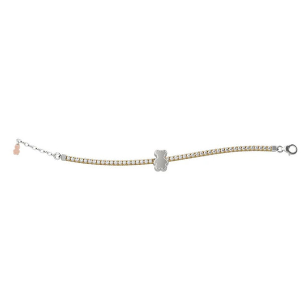 Bracciale in Argento Tennis Bimba/o Nanan Bianco-Kaidara Gioielli