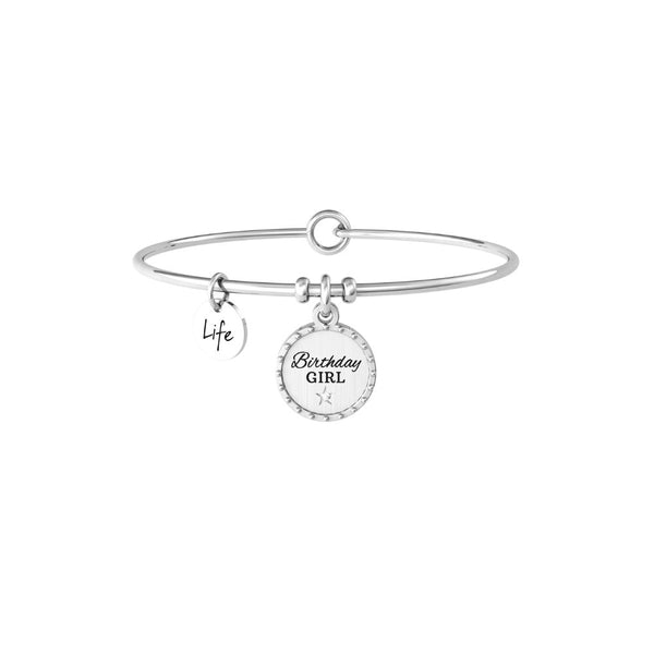 Bracciale in Acciaio Donna Kidult Birthday girl-Kaidara Gioielli