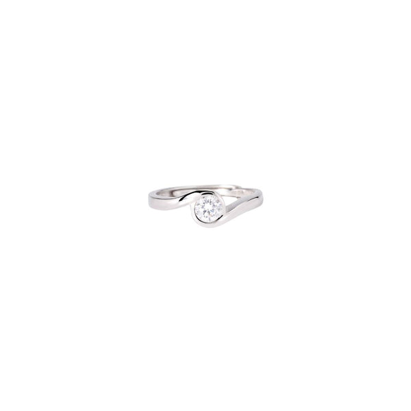Anello in Argento Donna Mabina Solitaire-Kaidara Gioielli