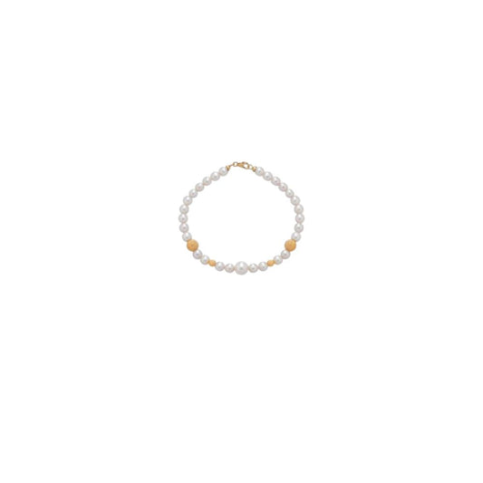 Bracciale in Oro Donna Crusado Collezione Perle Sfera Satinata-Kaidara Gioielli