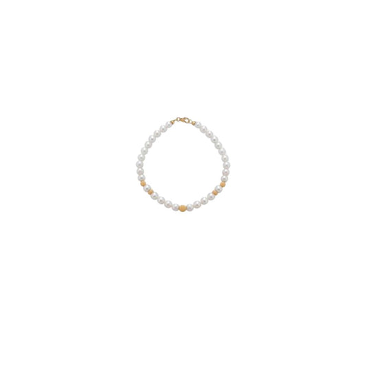 Bracciale in Oro Donna Crusado Collezione Perle Sfera Satinata-Kaidara Gioielli