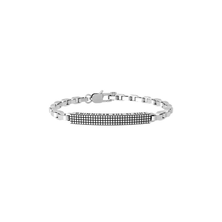 Bracciale in Acciaio Uomo Kidult This is the beginning-Kaidara Gioielli