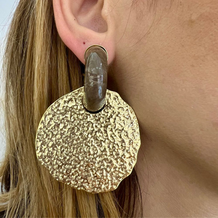 Orecchini in Acciaio Donna Zag Bijoux Brown-Kaidara Gioielli