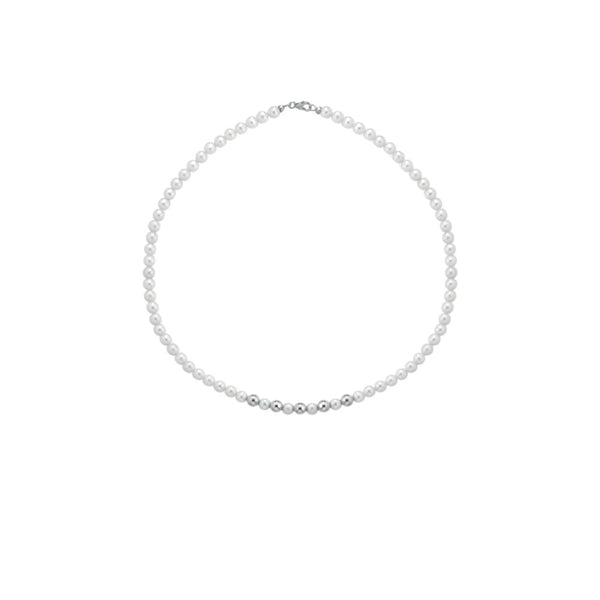 Collana in Oro Donna Crusado Collezione Perle Sfera Liscia-Kaidara Gioielli