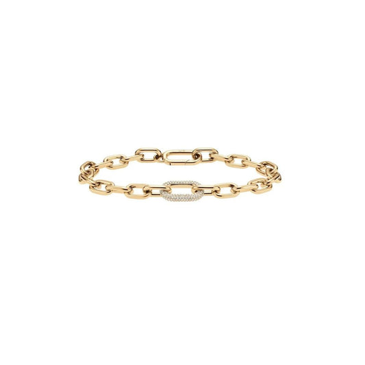 Bracciale in Acciaio Donna Daniel WellingtonCrystal Link Bracelet Gold-Kaidara Gioielli