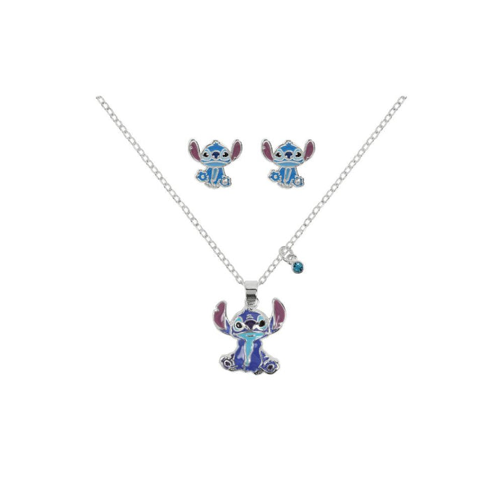 Set Collana e Orecchini in Acciaio Bimba Disney Stitch-Kaidara Gioielli