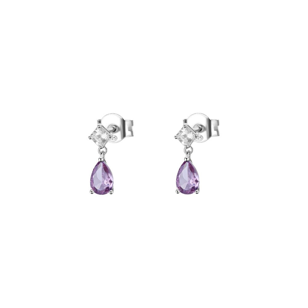 Orecchini in Argento Donna Brosway Fancy Magic Purple-Kaidara Gioielli