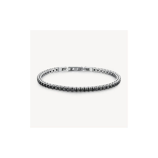 Bracciale AVANTGARDE in acciaio 316L, con cubic zi-Kaidara Gioielli