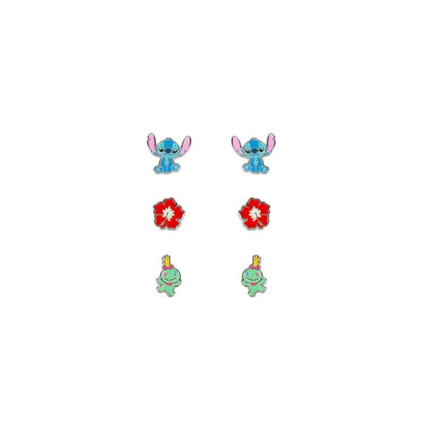 Set Orecchini in Acciaio Bimba Disney Stitch-Kaidara Gioielli