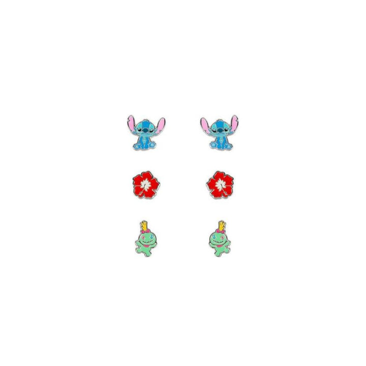 Set Orecchini in Acciaio Bimba Disney Stitch-Kaidara Gioielli