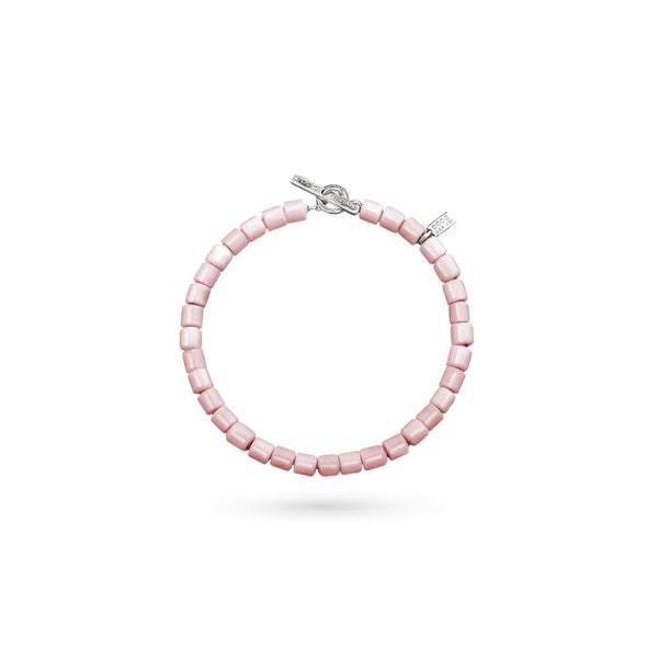 Bracciale in Argento Donna Dodo Mariani Vetro Murano Rosa-Kaidara Gioielli