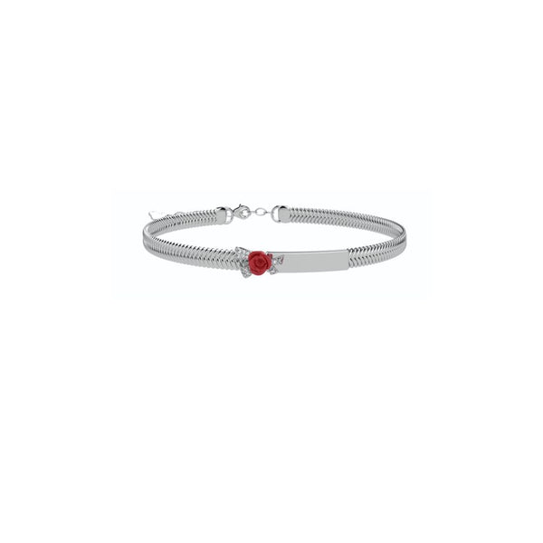 Bracciale Bimba in Argento Nanan con Fiocco-Kaidara Gioielli