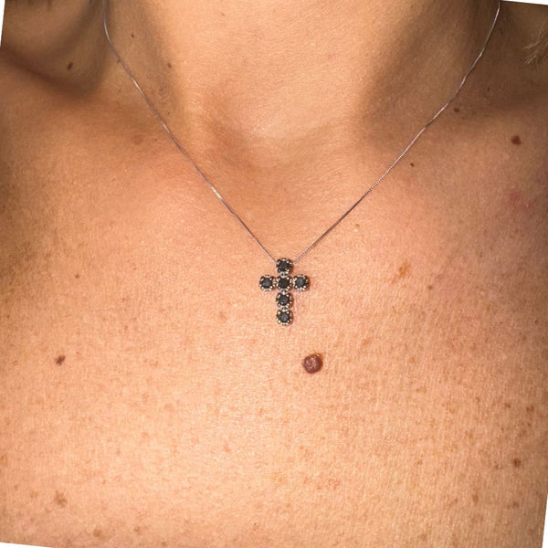 Collana in Oro Uomo/Donna Crusado Collezione Taormina Con Diamanti-Kaidara Gioielli