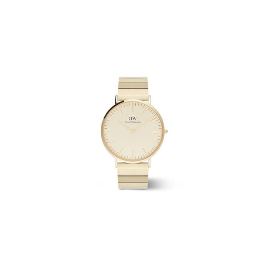 Orologio Uomo Daniel Wellington Classic Piano Link Gold Unitone-Kaidara Gioielli