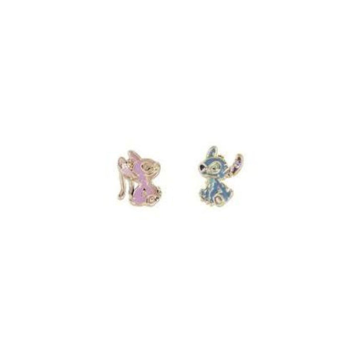 Orecchini in Acciaio Bimba Disney Stitch & Angel-Kaidara Gioielli