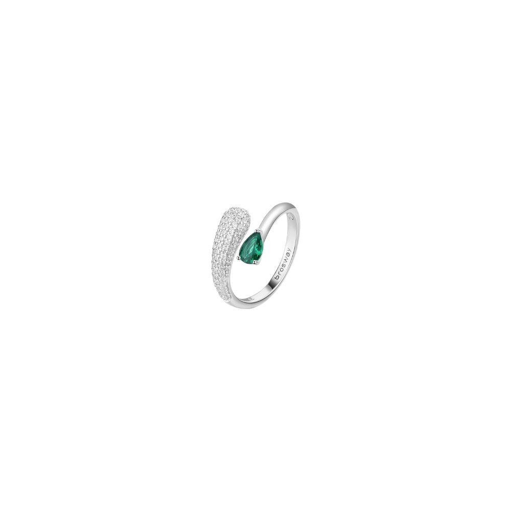 Anello in Argento Donna Brosway Fancy Life Green-Kaidara Gioielli