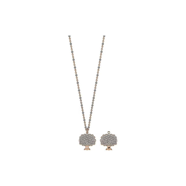 Collana in Acciaio Donna Kidult Albero della Vita-Kaidara Gioielli