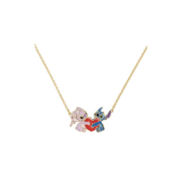 Collana in Acciaio Bimba Disney Stitch & Angel-Kaidara Gioielli