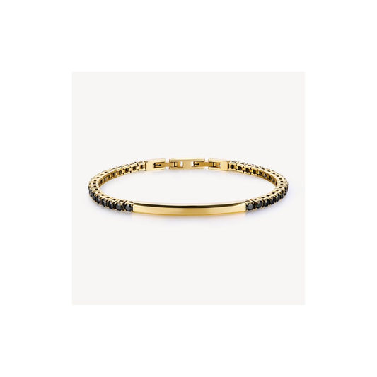 Bracciale AVANTGARDE in acciaio 316L, finitura pvd-Kaidara Gioielli