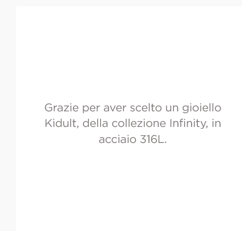 Bracciale in acciaio Unisex Infinity con Quadrifoglio-Kaidara Gioielli