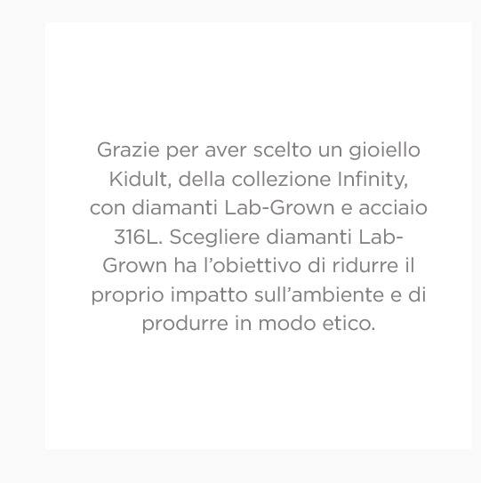 Bracciale in Acciaio Unisex con Diamante Lab-Grown-Kaidara Gioielli