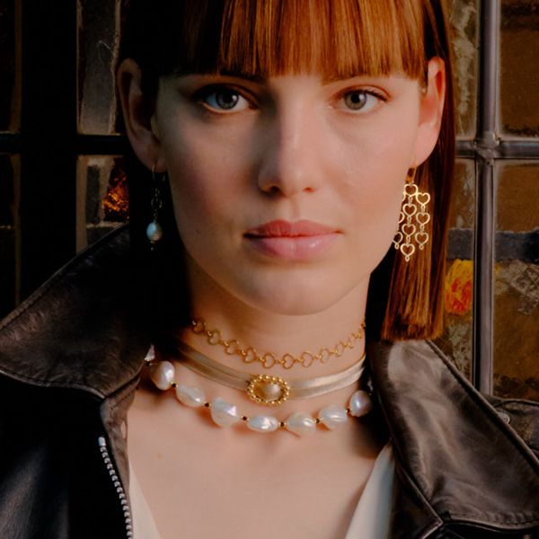 Collana in Argento Donna Maman Et Sophie Perla Barocca-Kaidara Gioielli